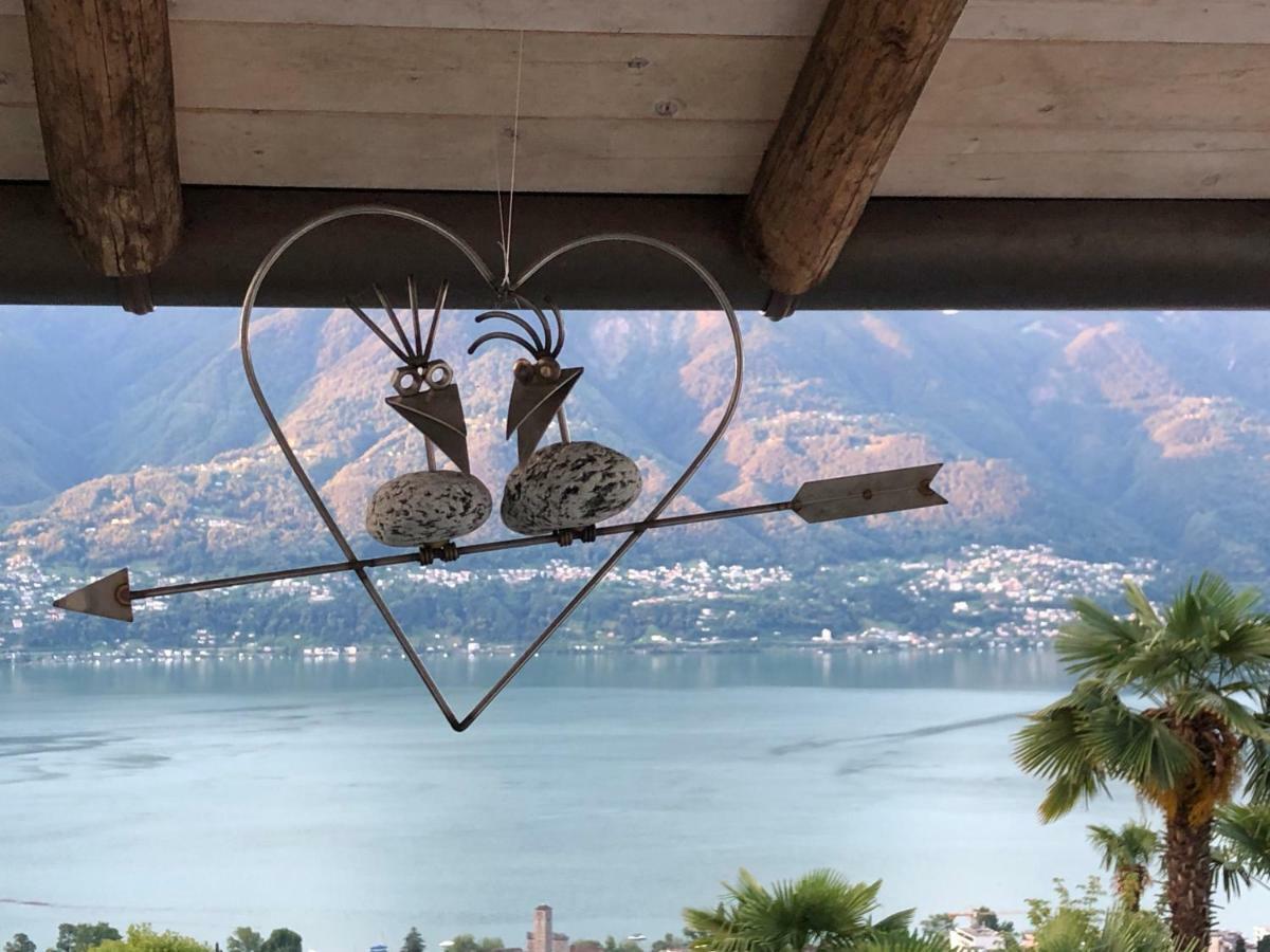 شقة Casa Amira - Locarno Brione sopra Minusio المظهر الخارجي الصورة